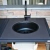 Big Green Egg Dekton Natuursteen Wasbak Met Kraan Insert