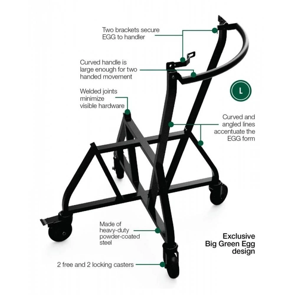 Big Green Egg IntEGGrated Onderstel Met Handler - Afbeelding 3