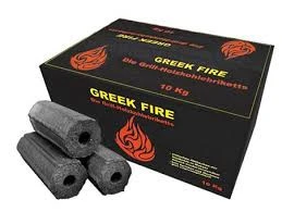 Greek Fire Houtskool Briketten 10 Kg