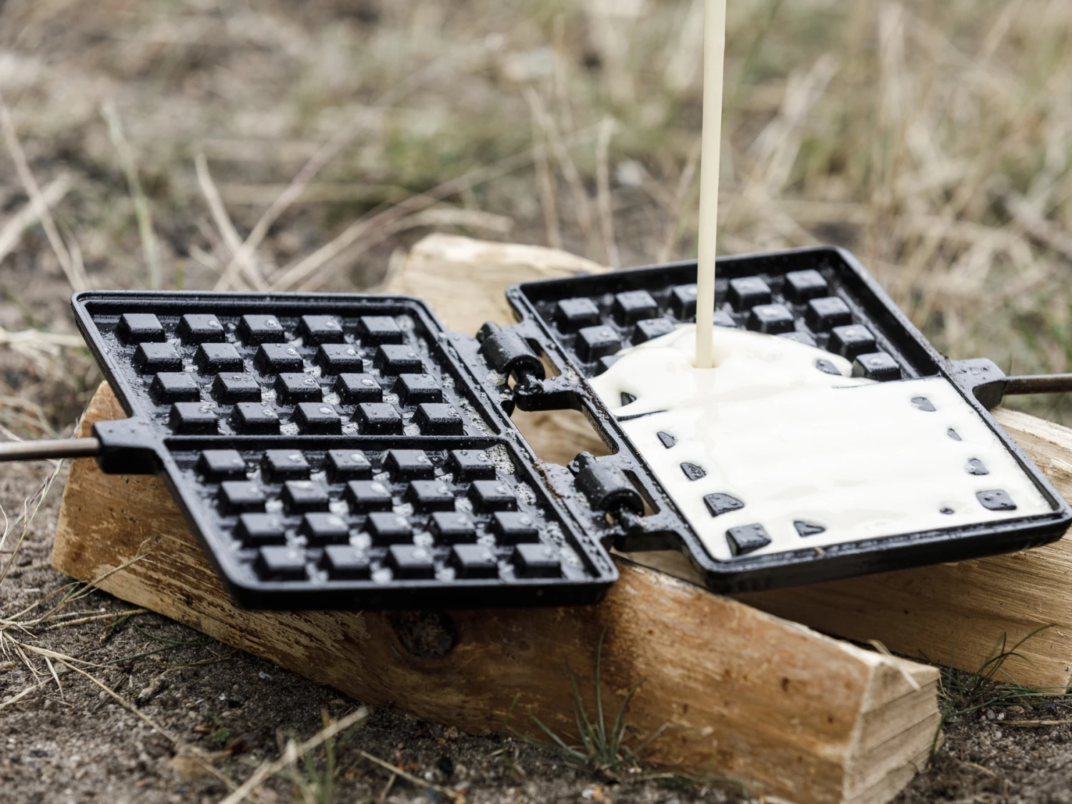 Petromax Gietijzeren Wafelijzer Kort - Afbeelding 4