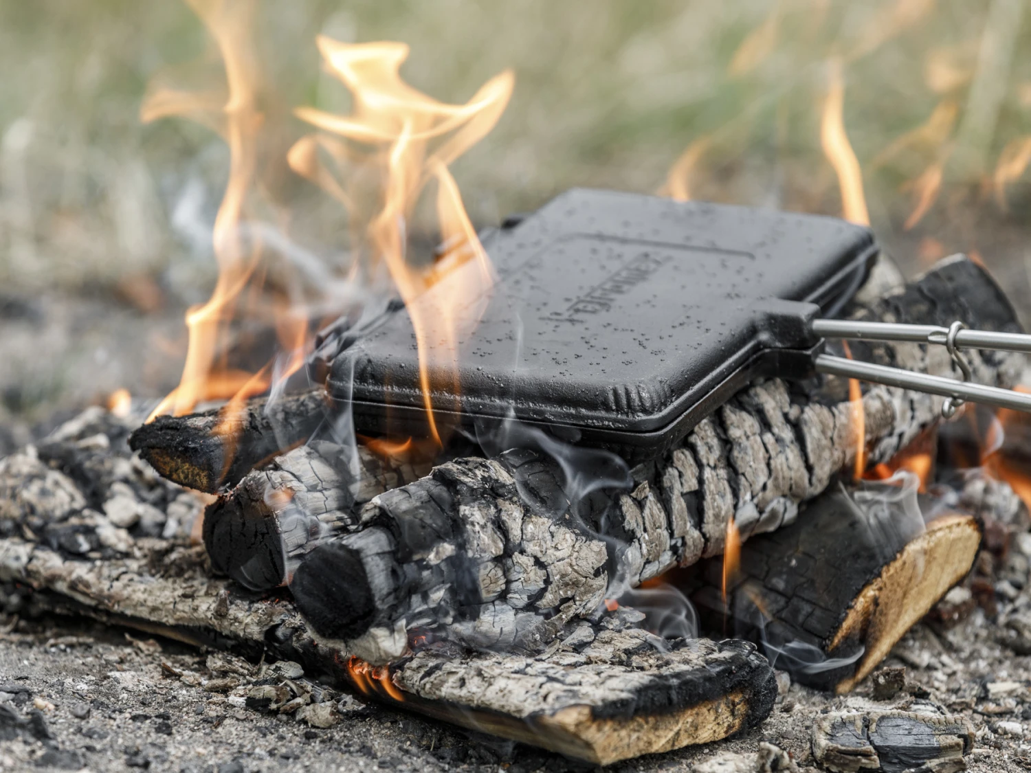 Petromax Gietijzeren Wafelijzer Kort - Afbeelding 5